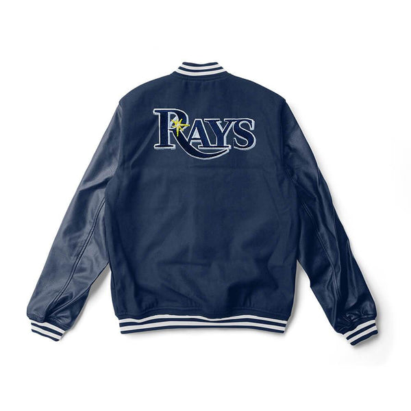 MLB Tampa Bay Rays Black Varsity Jacket - Jackets Masters