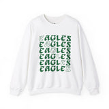 Eagles Graphic Unisex Crewneck Sweatshirt - Perfect for Sports Fans