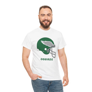 Unisex Heavy Cotton Tee - Go Birds Football Tee