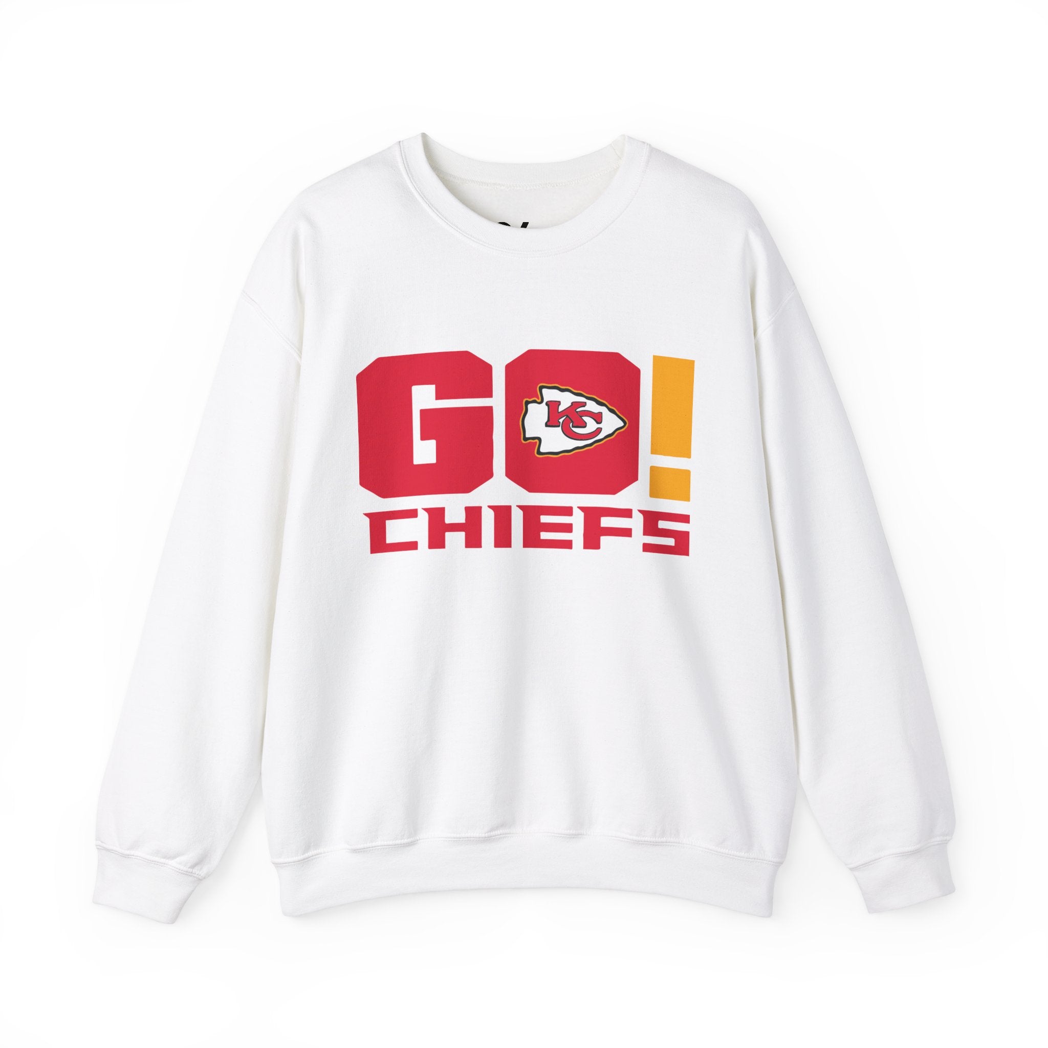 Kansas City Go Chiefs Football Crewneck Sweatshirt - Unisex Heavy Blend™