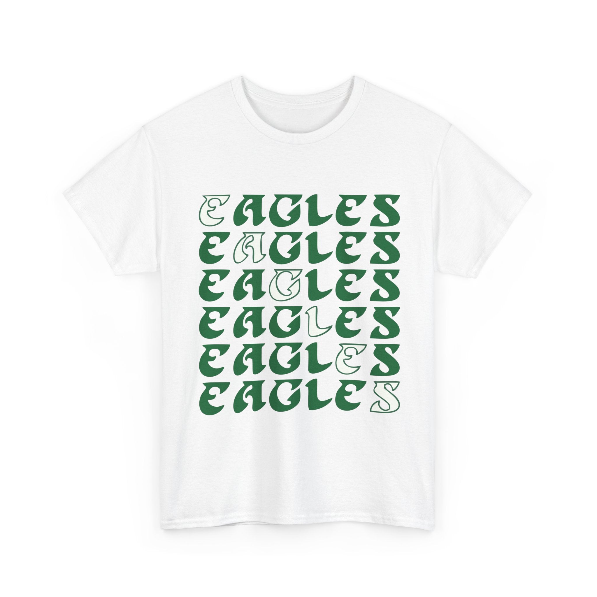 Retro Eagles Unisex Heavy Cotton Tee for Sports Fans