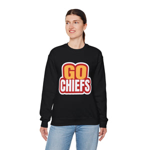 Kansas City Go Chiefs Football Crewneck Sweatshirt - Unisex Heavy Blend™