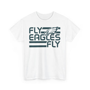 Fly Eagles Fly Unisex Heavy Cotton Tee - Perfect for Game Day!