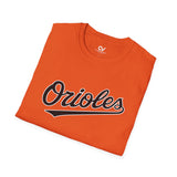 Baltimore Orioles Orange Wordmark T-Shirt