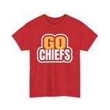 Unisex Heavy Cotton Tee - 'Go Chiefs' Shirt for Game Day Fans