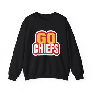 Kansas City Go Chiefs Football Crewneck Sweatshirt - Unisex Heavy Blend™