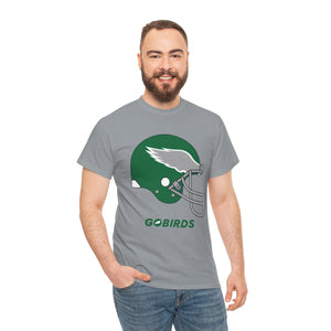 Unisex Heavy Cotton Tee - GO BIRDS Football Fan T-Shirt