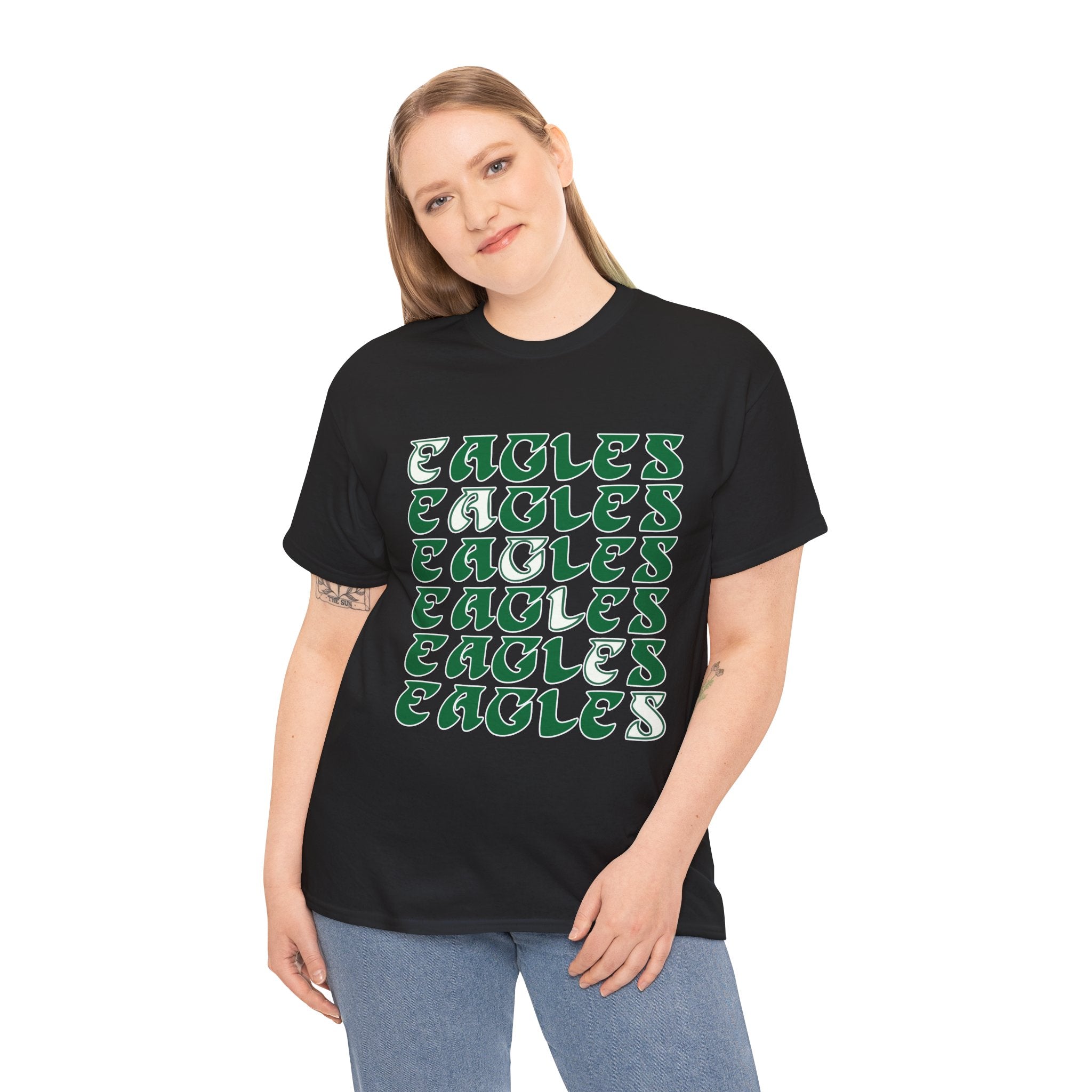 Vintage Style Eagles Unisex Heavy Cotton Tee