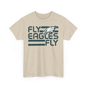 Fly Eagles Fly Unisex Heavy Cotton Tee - Perfect for Game Day!