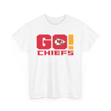 Go Chiefs Unisex Heavy Cotton Tee - Perfect for Game Day Celebrations!