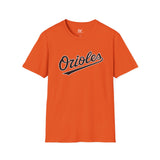 Baltimore Orioles Orange Wordmark T-Shirt