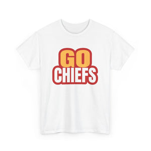 Unisex Heavy Cotton Tee - 'Go Chiefs' Shirt for Game Day Fans