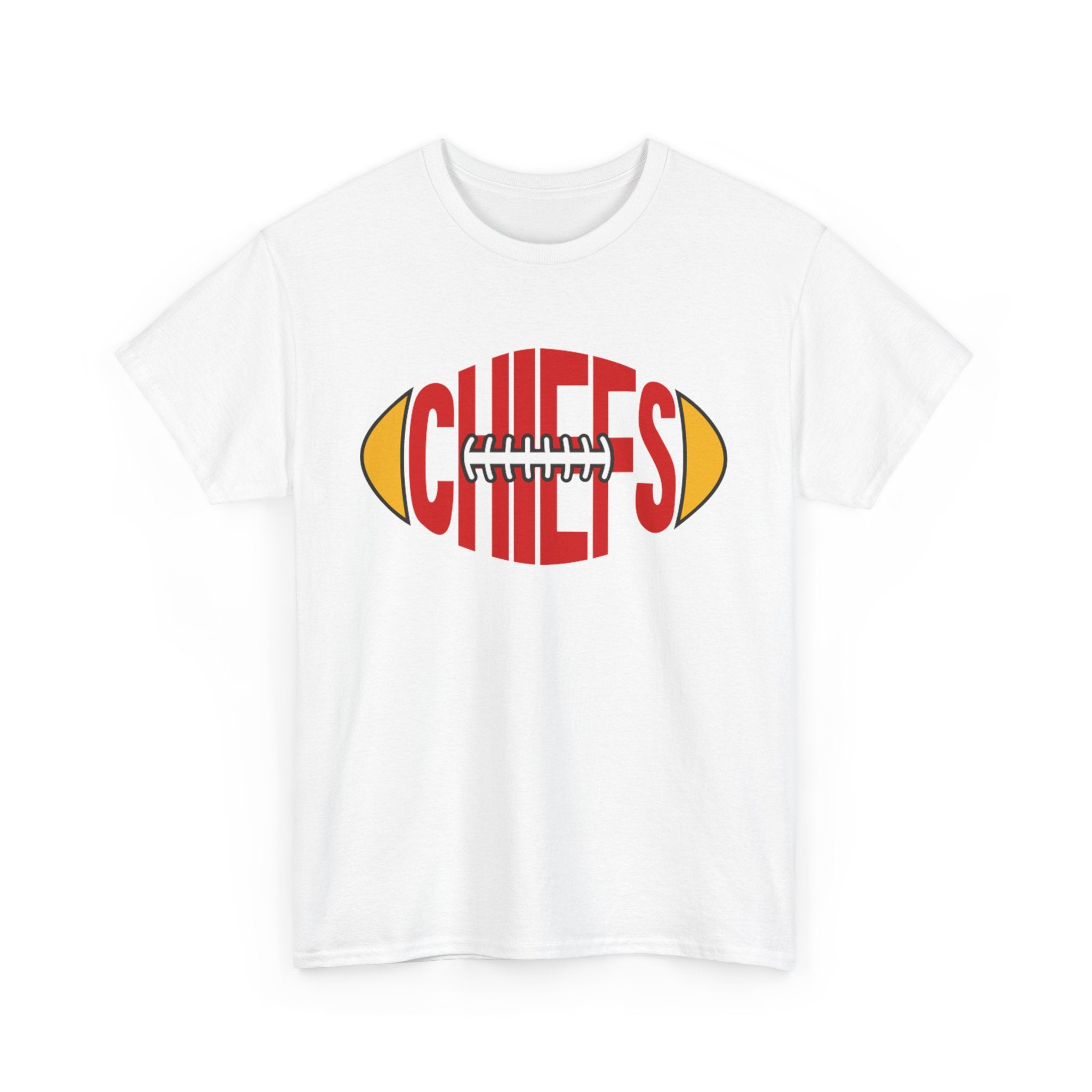 Vintage Chiefs Football Tee - Unisex Heavy Cotton T-Shirt for Game Day