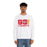 Kansas City Go Chiefs Football Crewneck Sweatshirt - Unisex Heavy Blend™