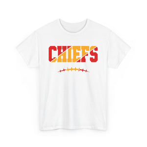 Unisex Heavy Cotton Tee - Chiefs Graphic Tee for Football Fans