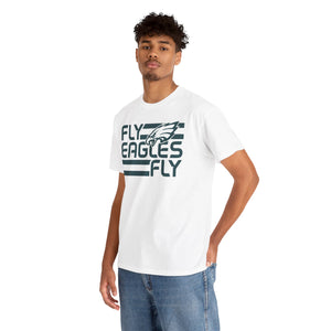 Fly Eagles Fly Unisex Heavy Cotton Tee - Perfect for Game Day!