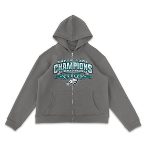 Philadelphia Eagles Superbowl Champions Full-Zip Hoodie