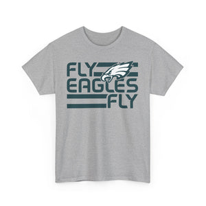 Fly Eagles Fly Unisex Heavy Cotton Tee - Perfect for Game Day!