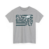 Fly Eagles Fly Unisex Heavy Cotton Tee - Perfect for Game Day!