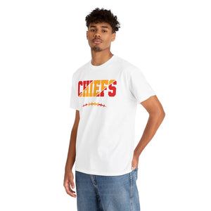 Unisex Heavy Cotton Tee - Chiefs Graphic Tee for Football Fans