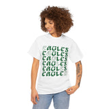 Retro Eagles Unisex Heavy Cotton Tee for Sports Fans