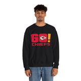 Kansas City Go Chiefs Football Crewneck Sweatshirt - Unisex Heavy Blend™