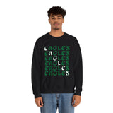 Eagles Graphic Unisex Crewneck Sweatshirt - Perfect for Sports Fans