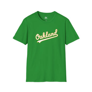 Oakland Athletics Green Wordmark T-Shirt