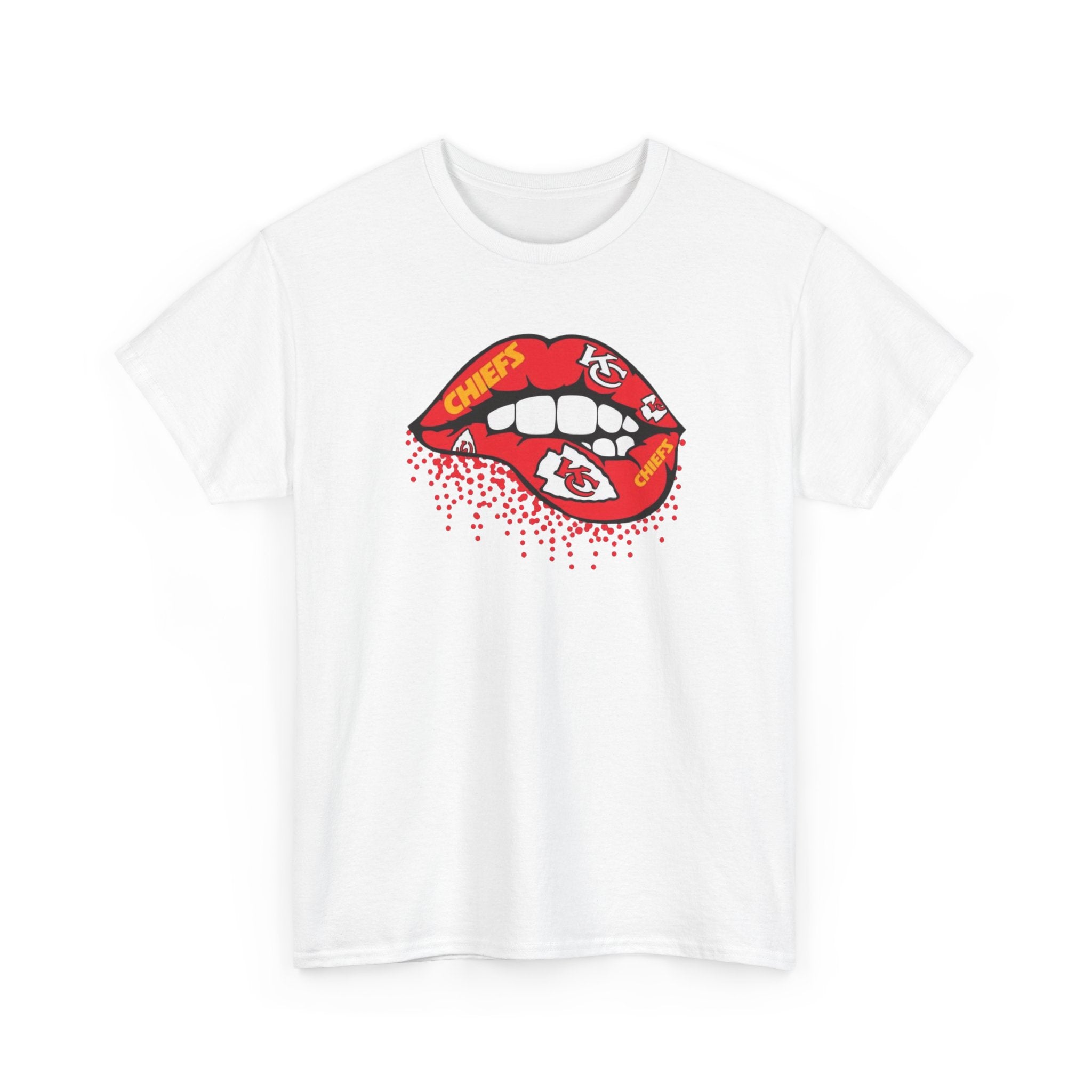 Sassy Lip Graphic Tee - Fun Unisex Heavy Cotton Tee for Fashion Lovers