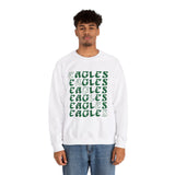 Eagles Graphic Unisex Crewneck Sweatshirt - Perfect for Sports Fans