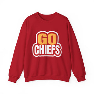 Kansas City Go Chiefs Football Crewneck Sweatshirt - Unisex Heavy Blend™