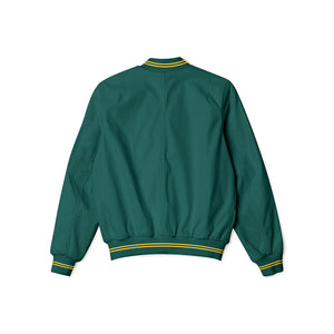 Oakland Athletics Green Bomber Jacket – Lightweight Outerwear with Classic Team Logo