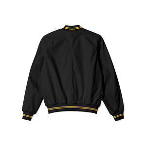 Oakland Athletics Black Bomber Jacket – Lightweight Outerwear with Classic Team Logo