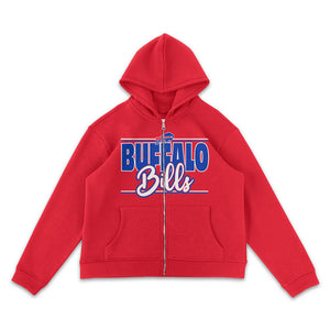 Buffalo Bills Wordmark Full-Zip Hoodie