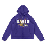 Baltimore Ravens Full-Zip Hoodie - Play Like A Raven Hoodie