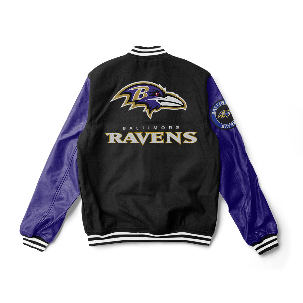 Baltimore Ravens Varsity Jacket - NFL Letterman Jacket