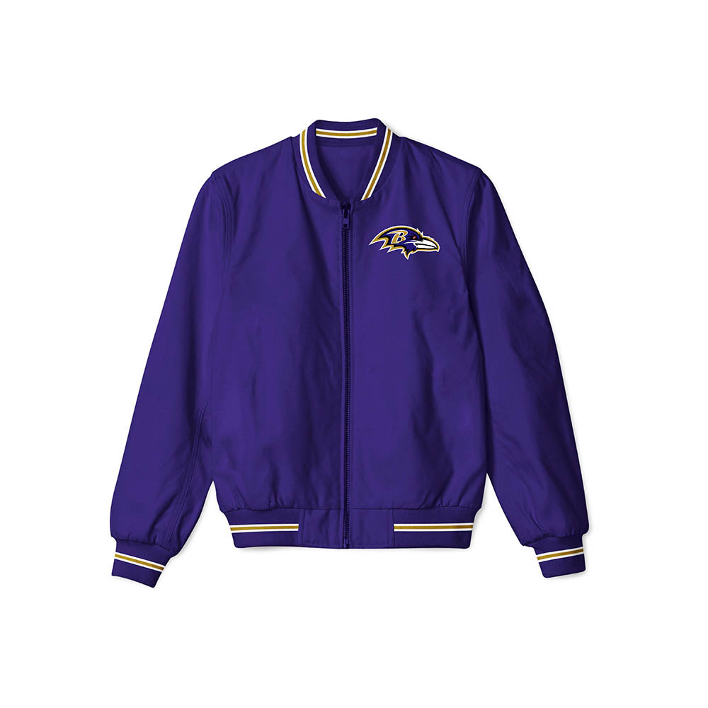 Baltimore Ravens Lightweight Bomber Jacket – NFL Bomber Jacket - Clubs Varsity