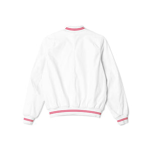 Boston Red Sox White Bomber Jacket – Classic Lightweight Outerwear with Iconic Team Logo