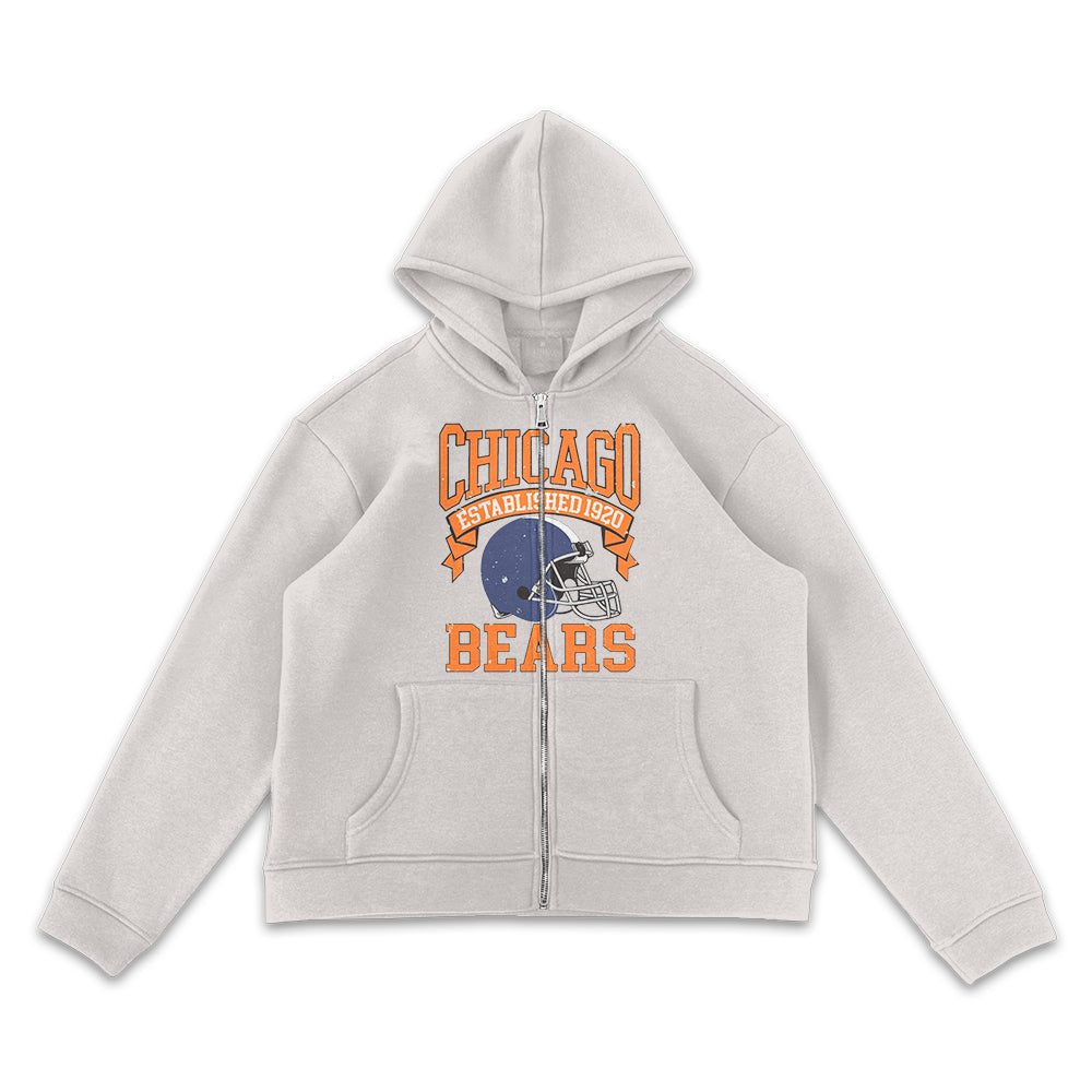 Chicago Bears Established 1920 Full-Zip Hoodie