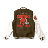 Cleveland Browns Varsity Jacket - NFL Letterman Jacket