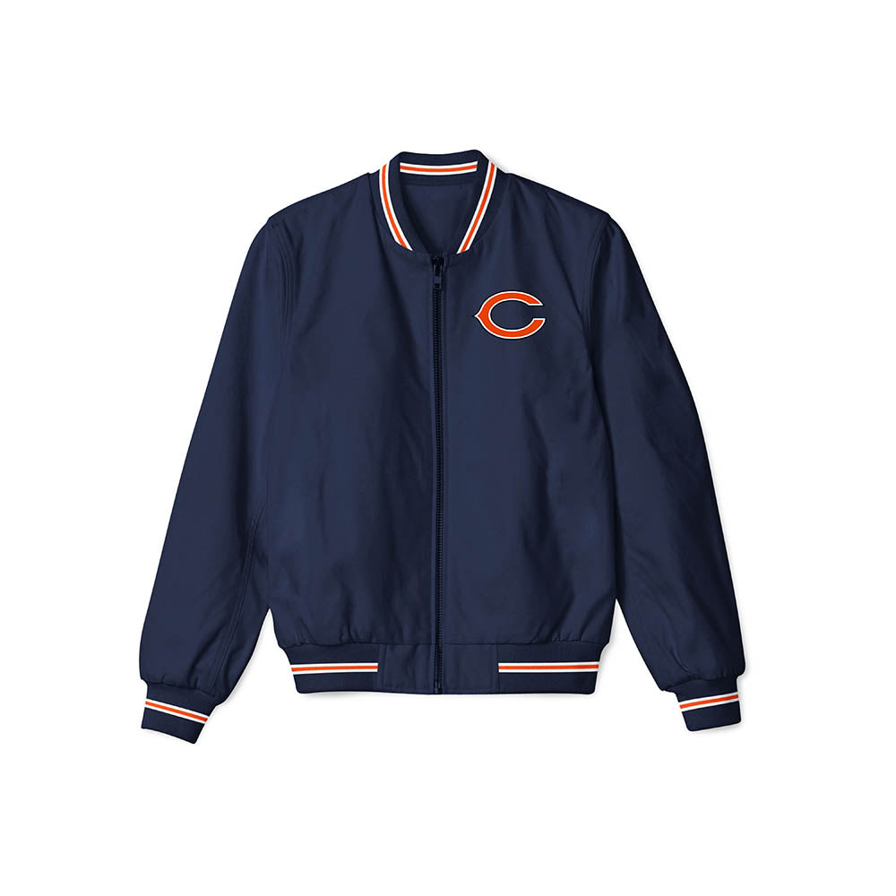 Chicago Bears Lightweight Bomber Jacket – NFL Bomber Jacket - Clubs Varsity