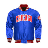 Chicago Cubs Starter Locker Room Satin Varsity Full-Snap Jacket