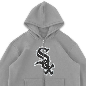 Chicago White Sox Gray Full-Zip Hoodie