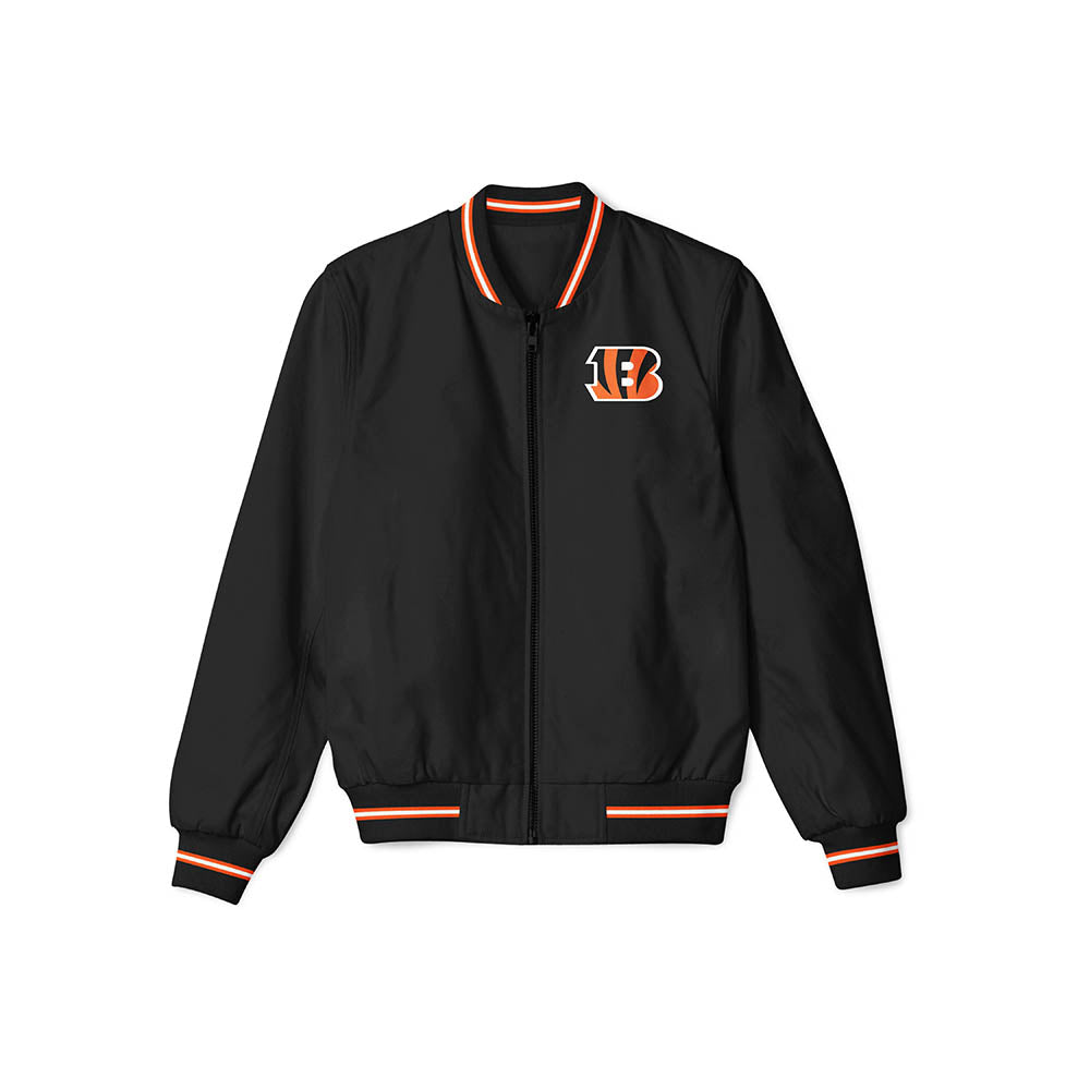 Cincinnati Bengals Lightweight Bomber Jacket – NFL Bomber Jacket - Clubs Varsity