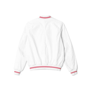 Cincinnati Reds White Bomber Jacket – Lightweight Outerwear with Classic Team Logo