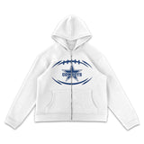 Dallas Cowboys Wordmark Full-Zip Hoodie