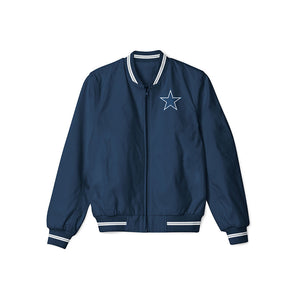 Dallas Cowboys Lightweight Bomber Jacket – NFL Bomber Jacket - Clubs Varsity