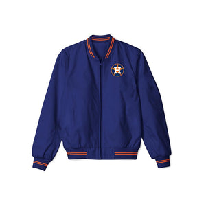 Houston Astros Navy Bomber Jacket – Sleek Lightweight Outerwear with Classic Team Logo