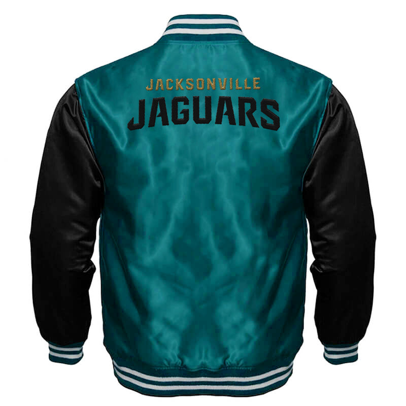 Jacksonville Jaguars Satin Varsity Full-Snap Jacket
