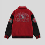 Kansas City Chiefs Collared Varsity Jacket - NFL Letterman Jacket - Clubs Varsity